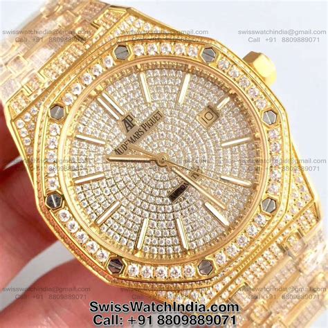 iced out moissanite diamonds replica audemars piguet royal oak|audemars piguet rings for sale.